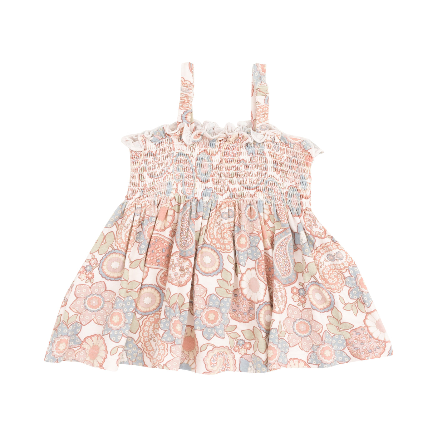 Smocked Top & Bloomer - Folk Paisley