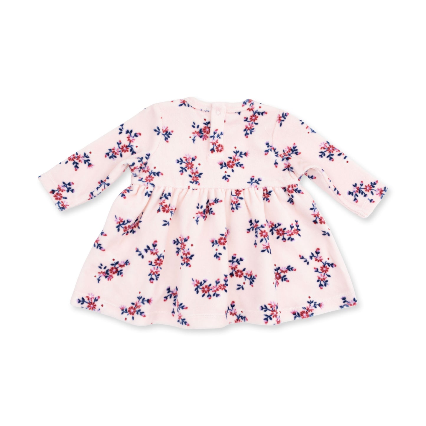 Nora Floral Velour - Long Sleeve Empire Waist Dress and Bloomer