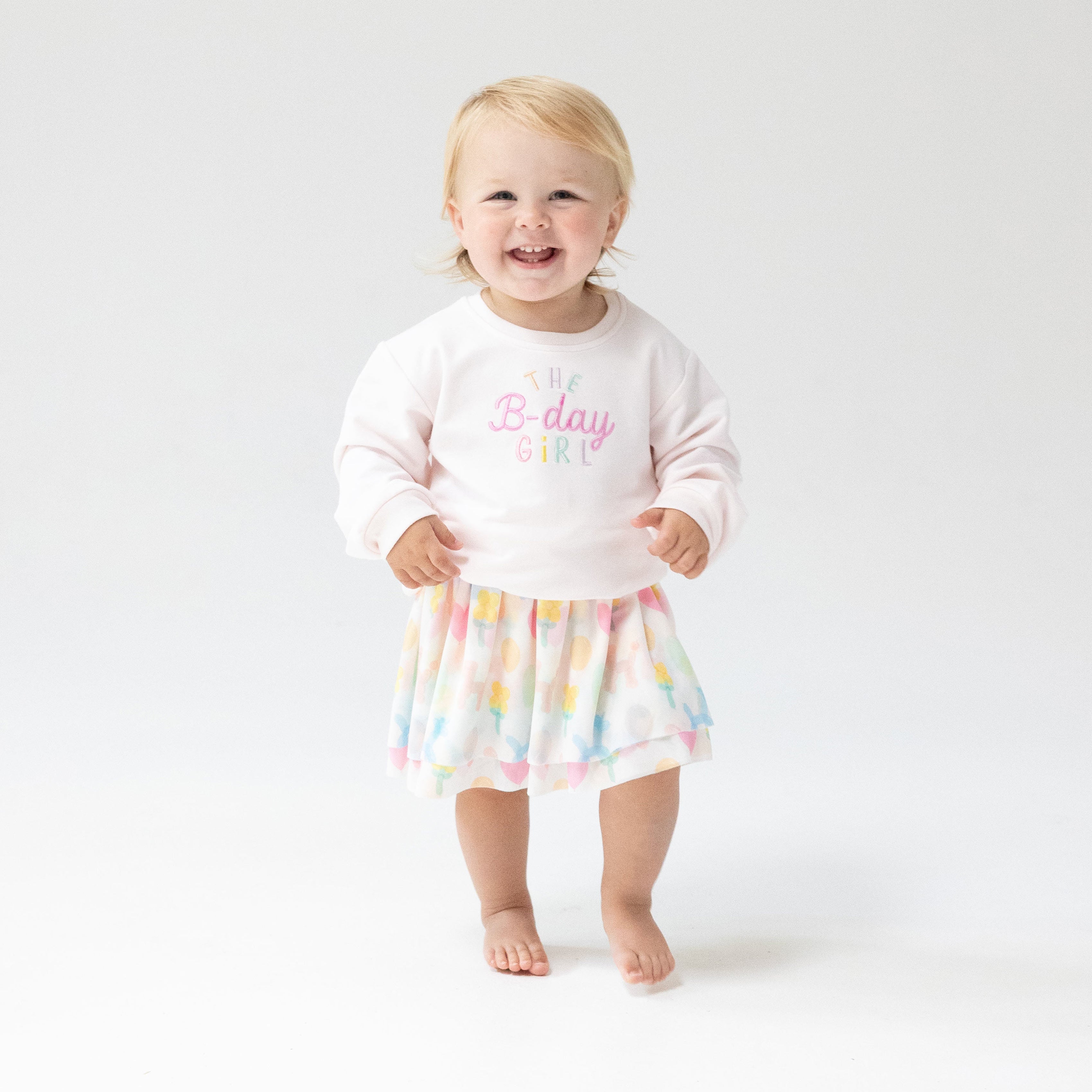 Tutu Skirt in our  Birthday print from Angel Dear