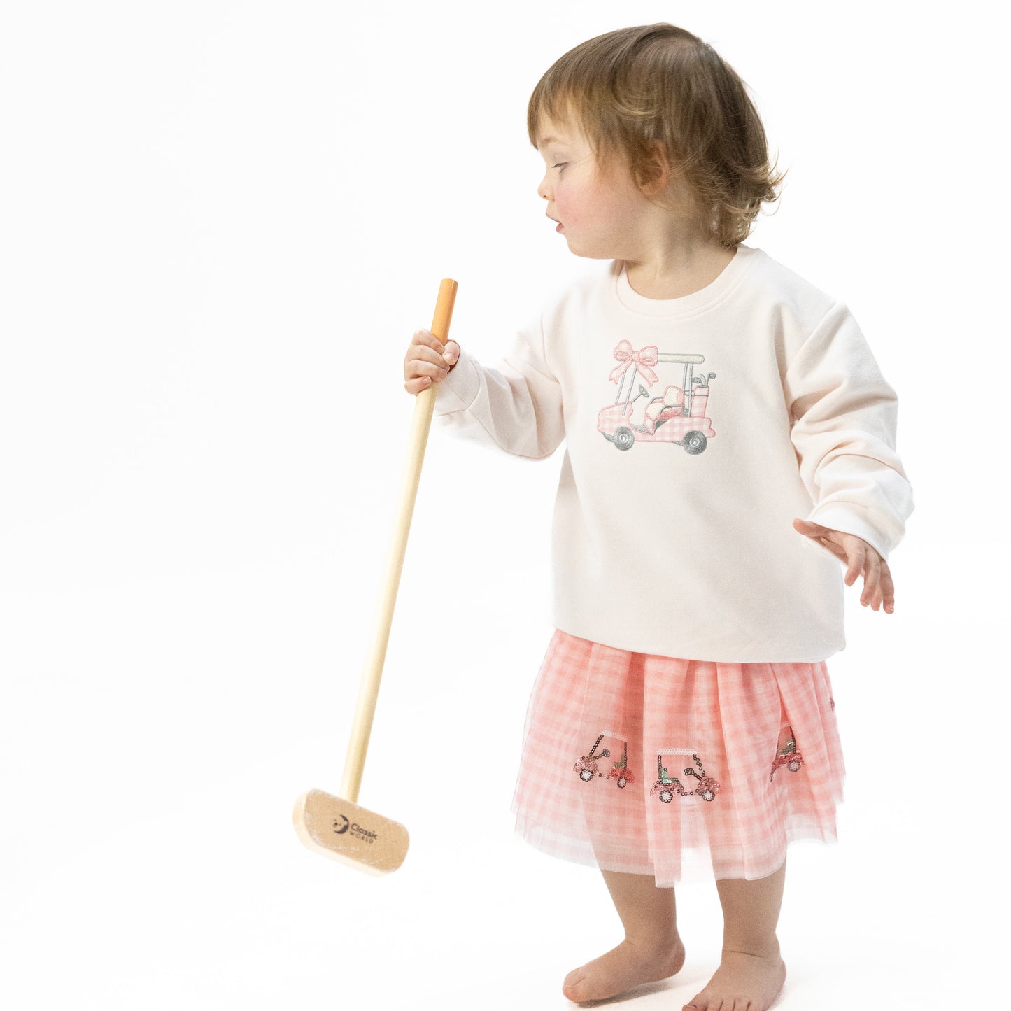 Golf French Terry - Oversized Sweatshirt-Angel Dear