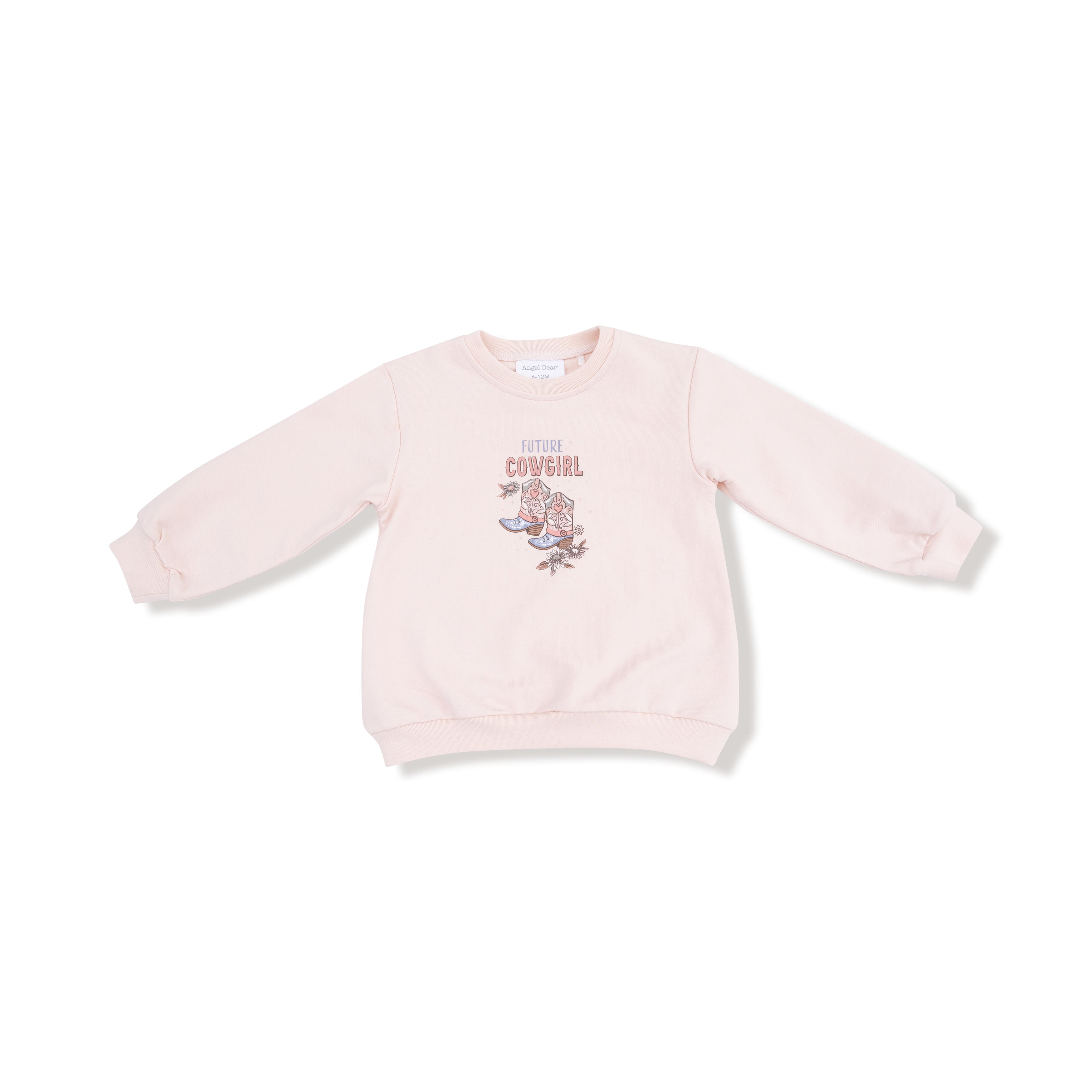 Oversize Sweatshirt and Baby Bell Set in our  Future Cowgirl print from Angel Dear