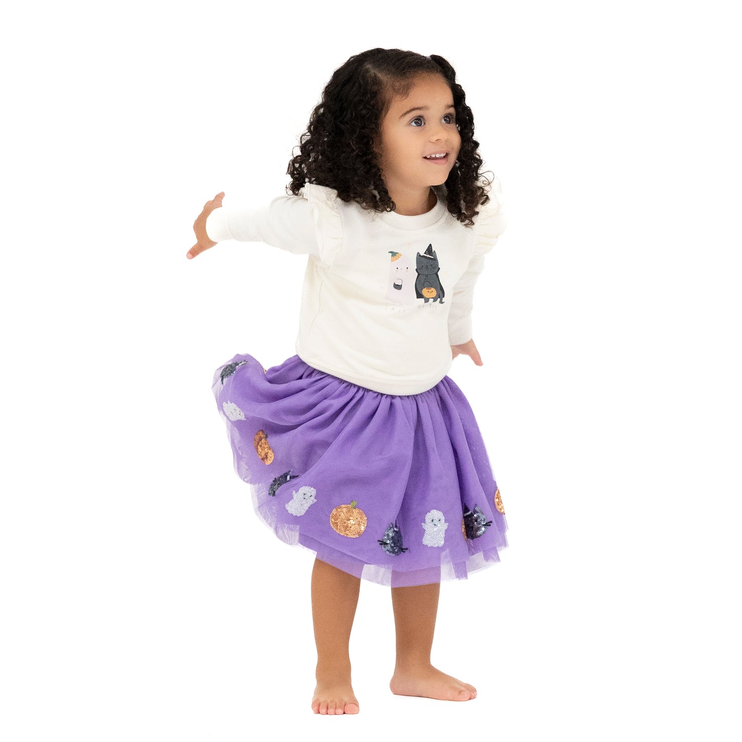 Purple Halloween Tutu Skirt in our  Halloween Tutus and Tops print from Angel Dear
