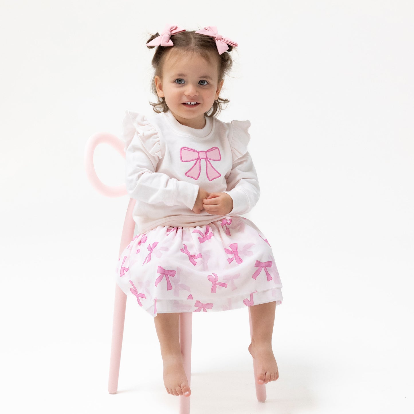 Printed Bow Tutu Skirt in our  Pretty Bows print from Angel Dear