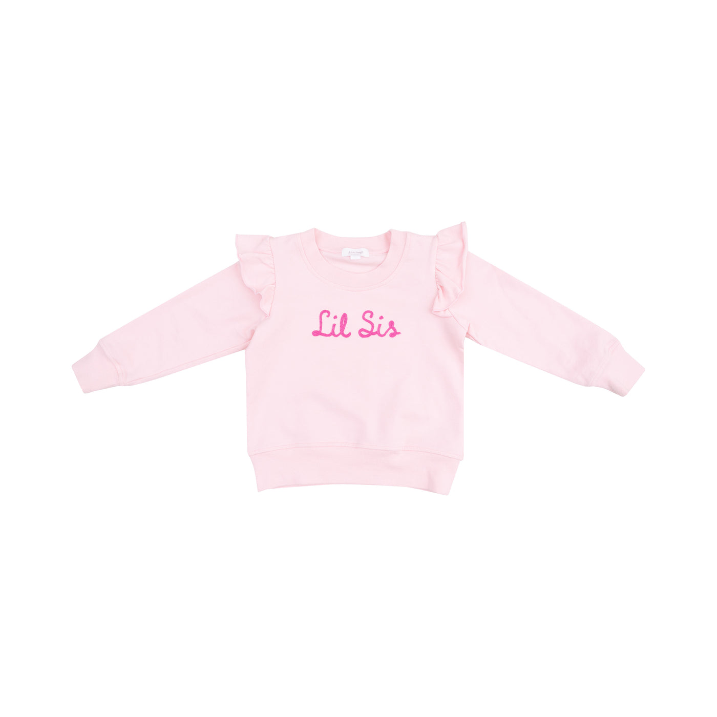 Ruffle Sweatshirt - Sibling Lil Sis-Angel Dear