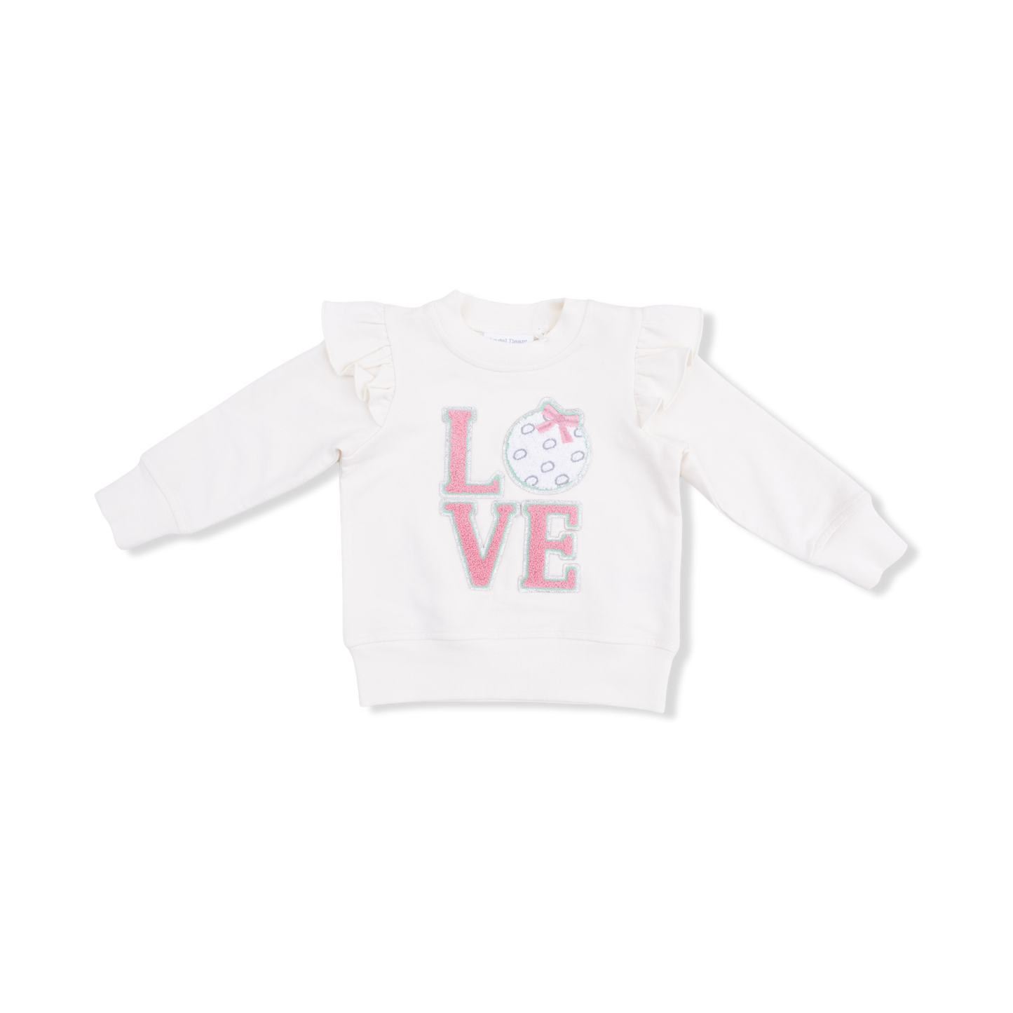 Golf French Terry - Ruffle Sweatshirt-Angel Dear