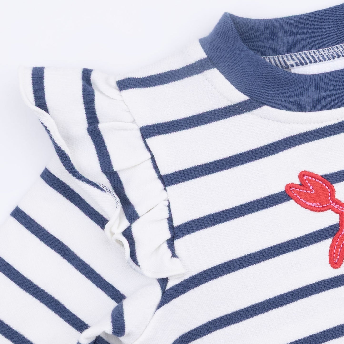 Sailor Sea Creatures Appliques - Ruffle Sweatshirt