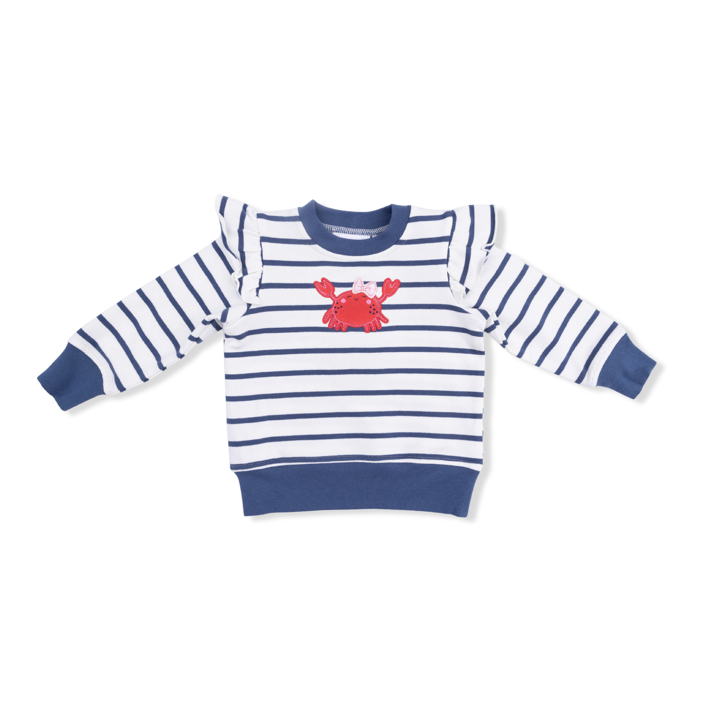 Sailor Sea Creatures Appliques - Ruffle Sweatshirt-Angel Dear