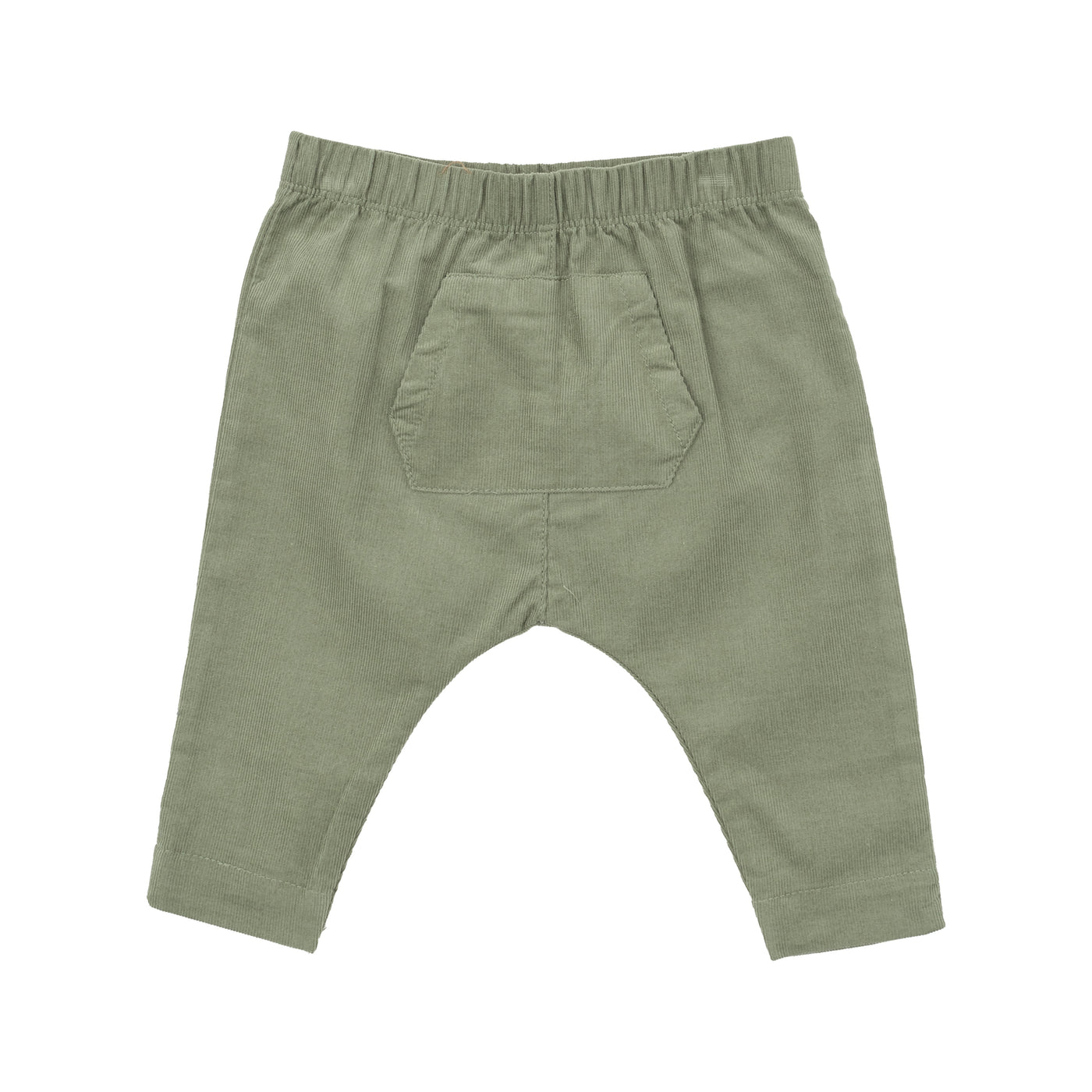 Drop Crotch Jogger - Oil Green-Angel Dear