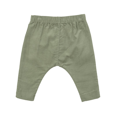 Drop Crotch Jogger - Oil Green-Angel Dear