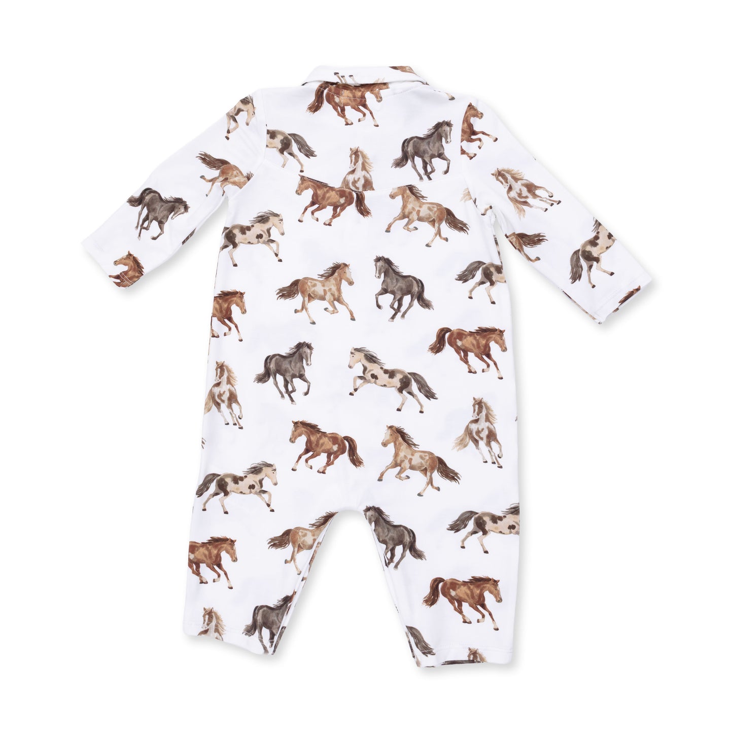 Wild Horses - Long Sleeve Cowboy Romper