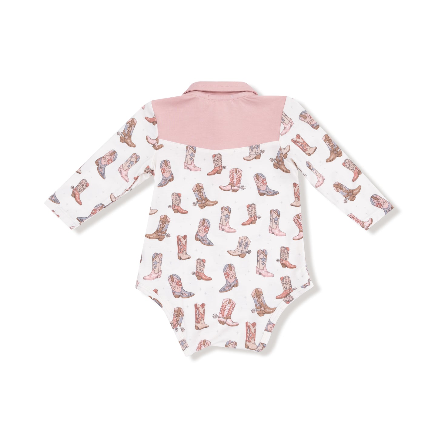 Long Sleeve Cowgirl Bodysuit in our  Future Cowgirl print from Angel Dear