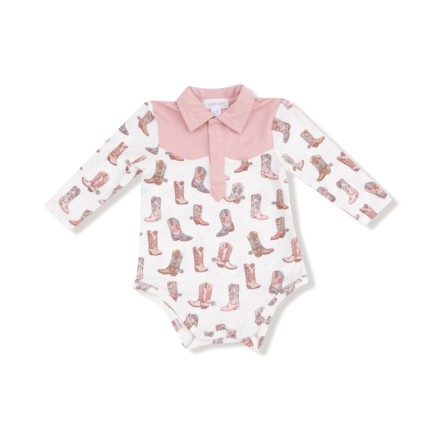 Long Sleeve Cowgirl Bodysuit in our  Future Cowgirl print from Angel Dear
