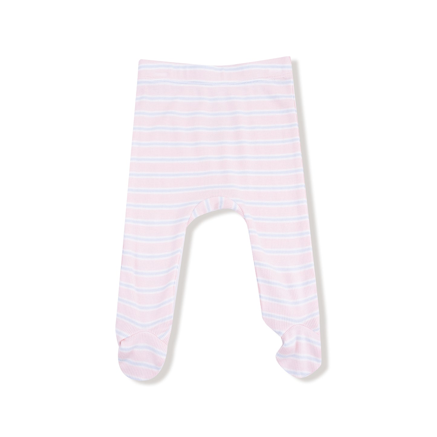 Kimono & Footed Pant in our Multi Stripe - Pink print from Angel Dear