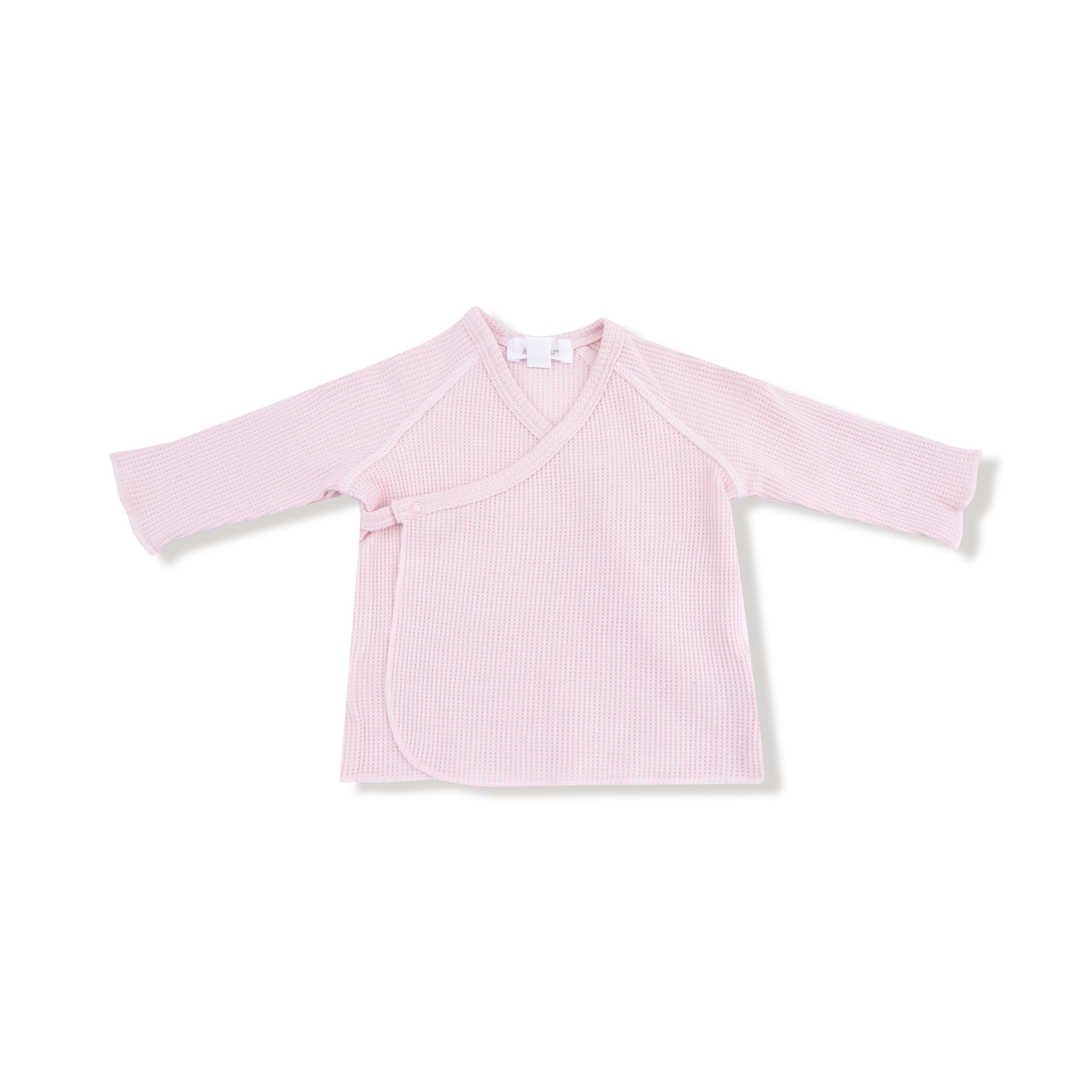 Long Sleeve Kimono  & Footed Pant in our Veiled Pink print from Angel Dear