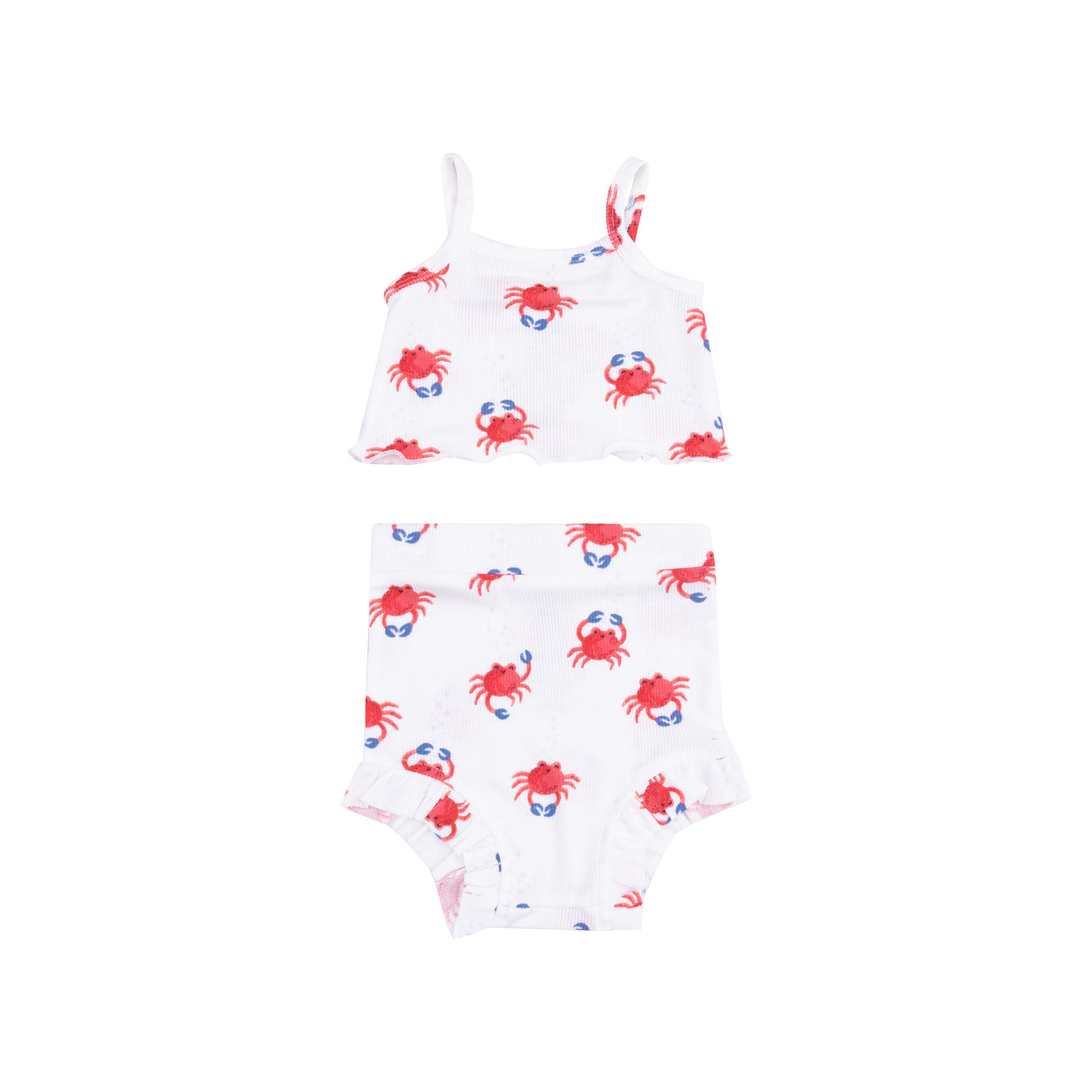 Tank Top & High Waisted Short - Crabby Cuties-Angel Dear