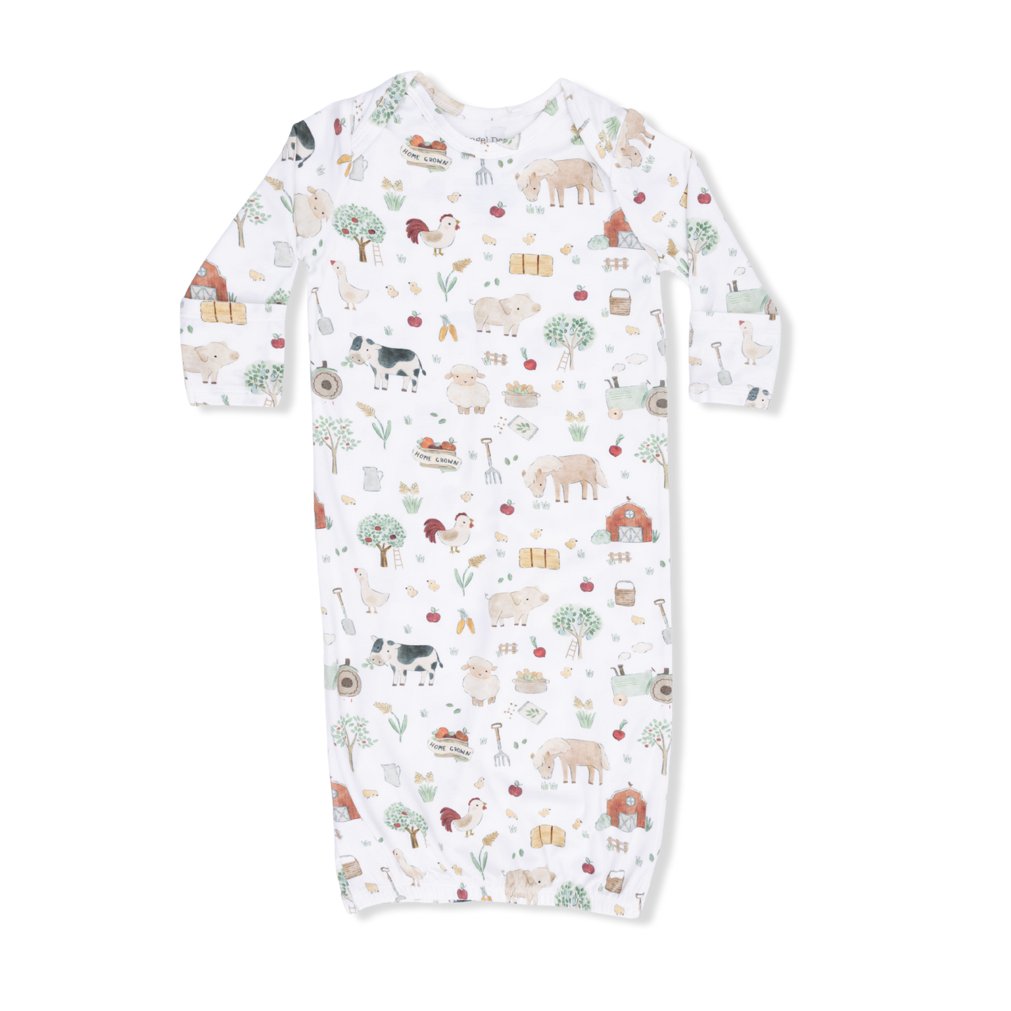 Cute Farm Animals Uni - Lap Shoulder Gown-Angel Dear