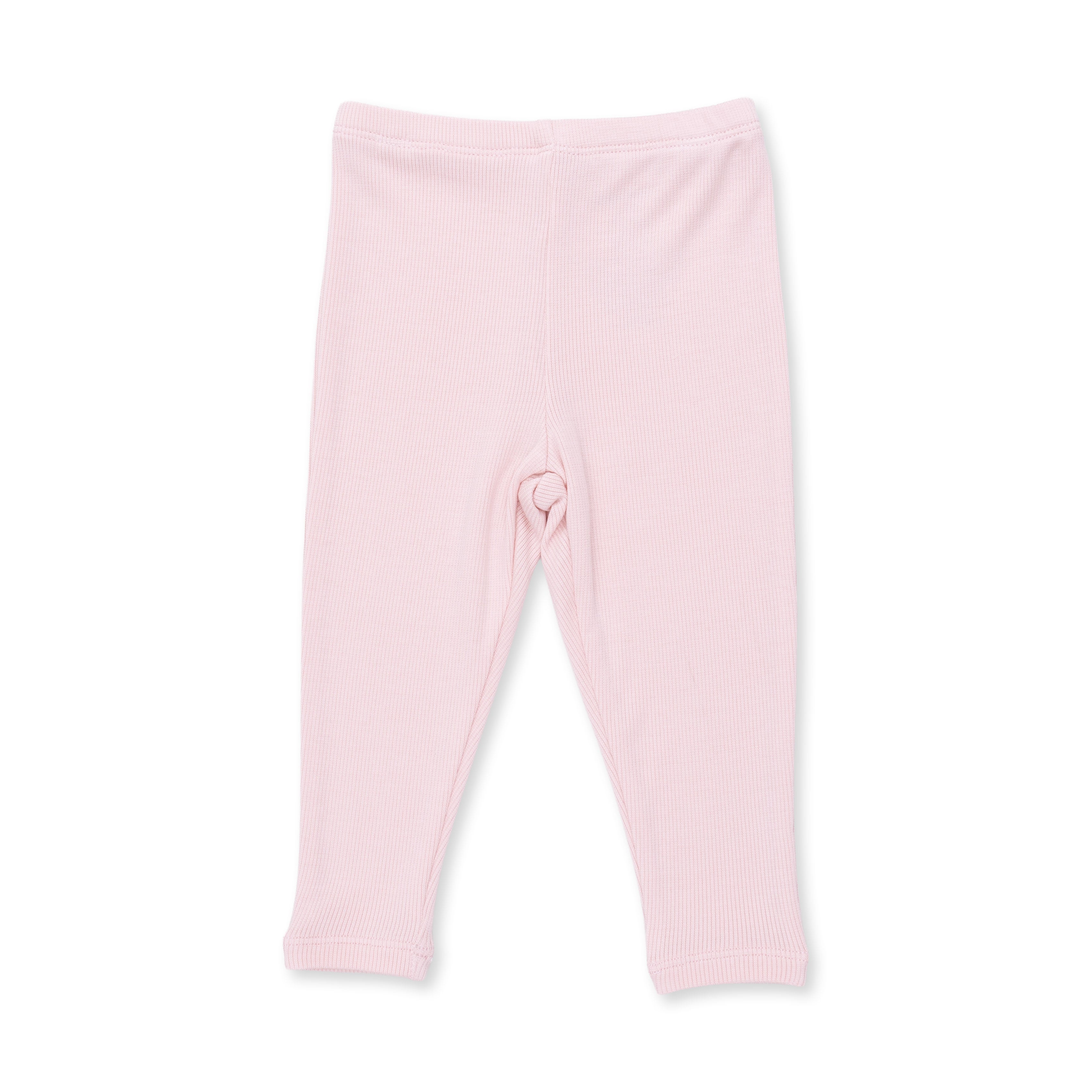 Solid Veiled Pink Rib - Legging