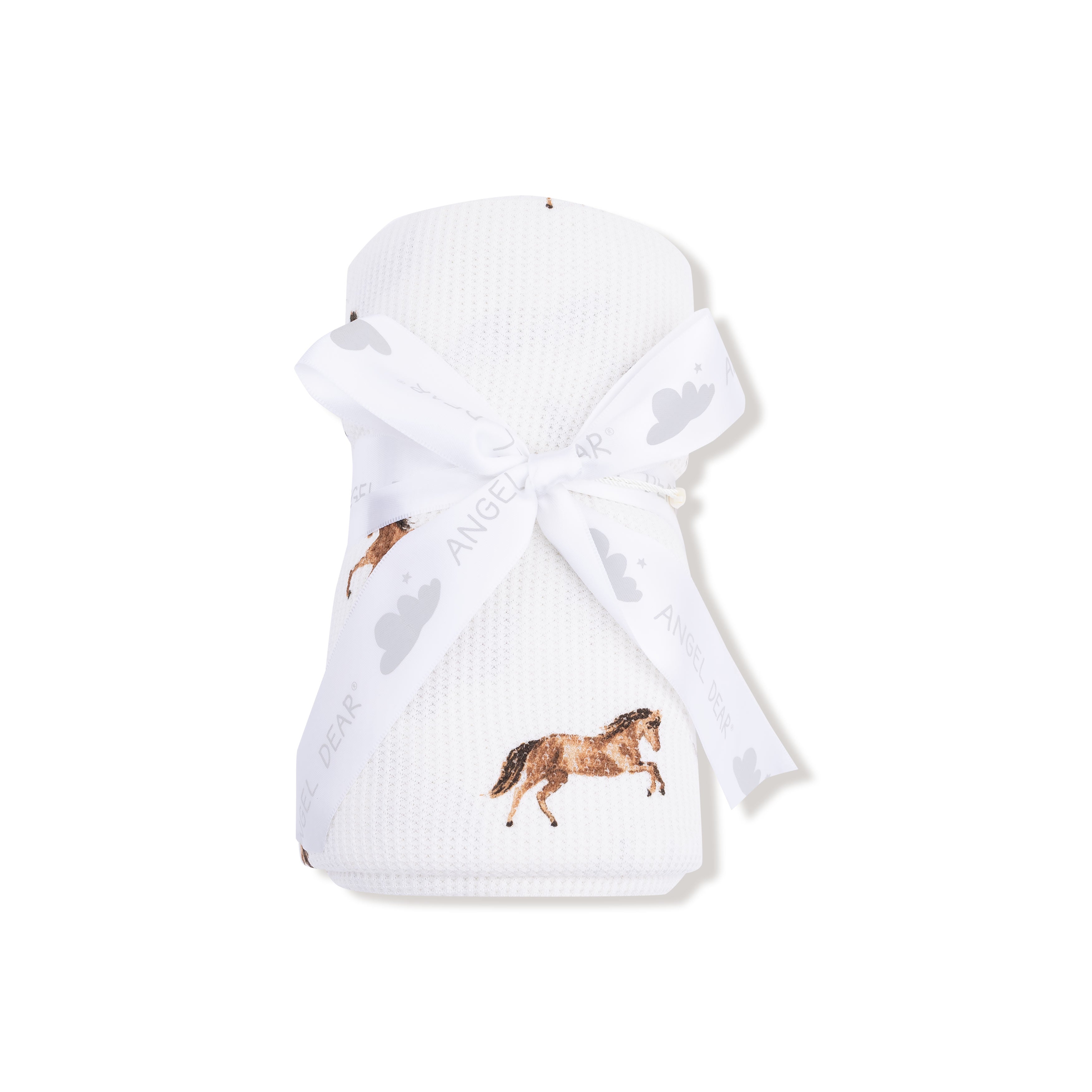 Swaddle Blanket in our  Mini Horses print from Angel Dear
