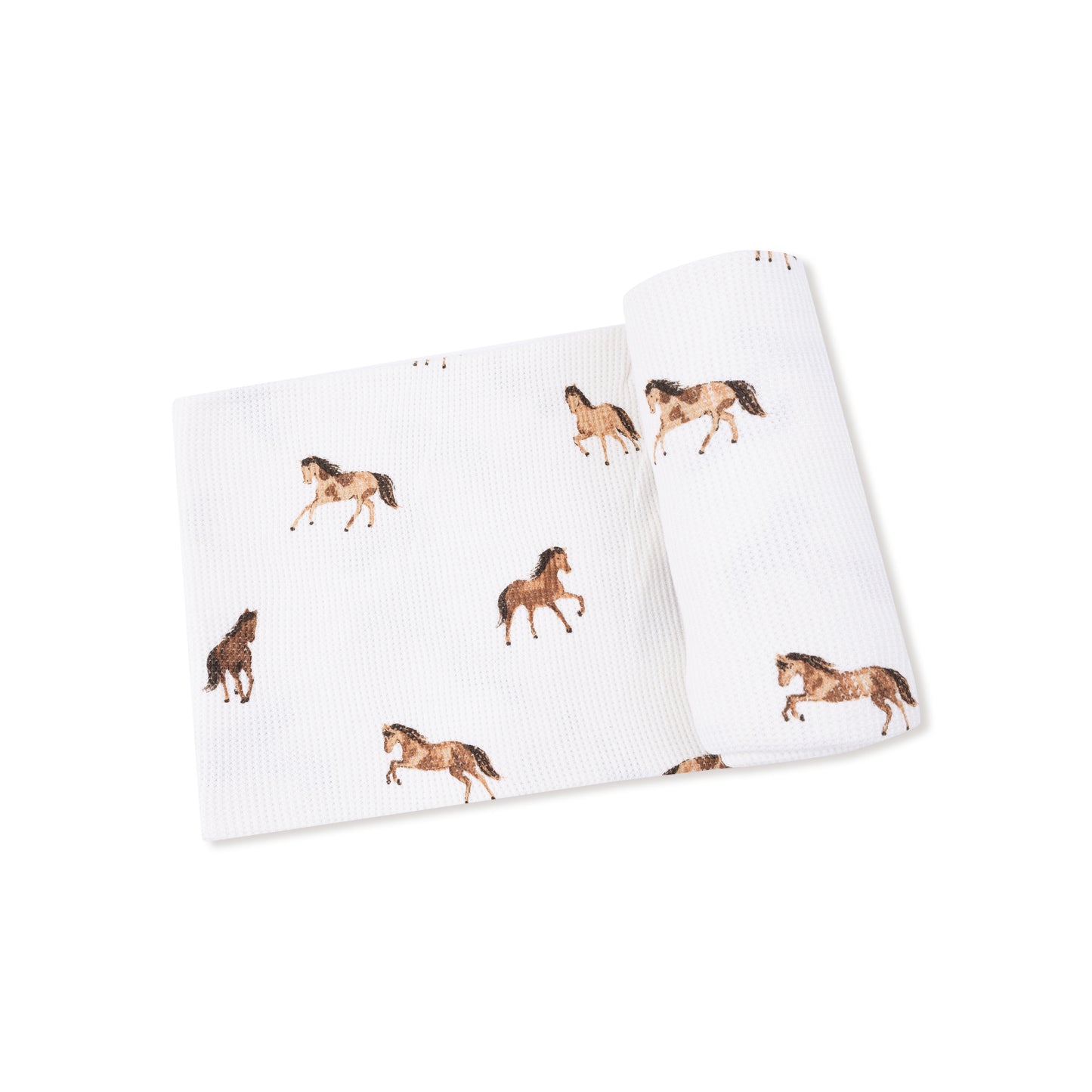Swaddle Blanket in our  Mini Horses print from Angel Dear