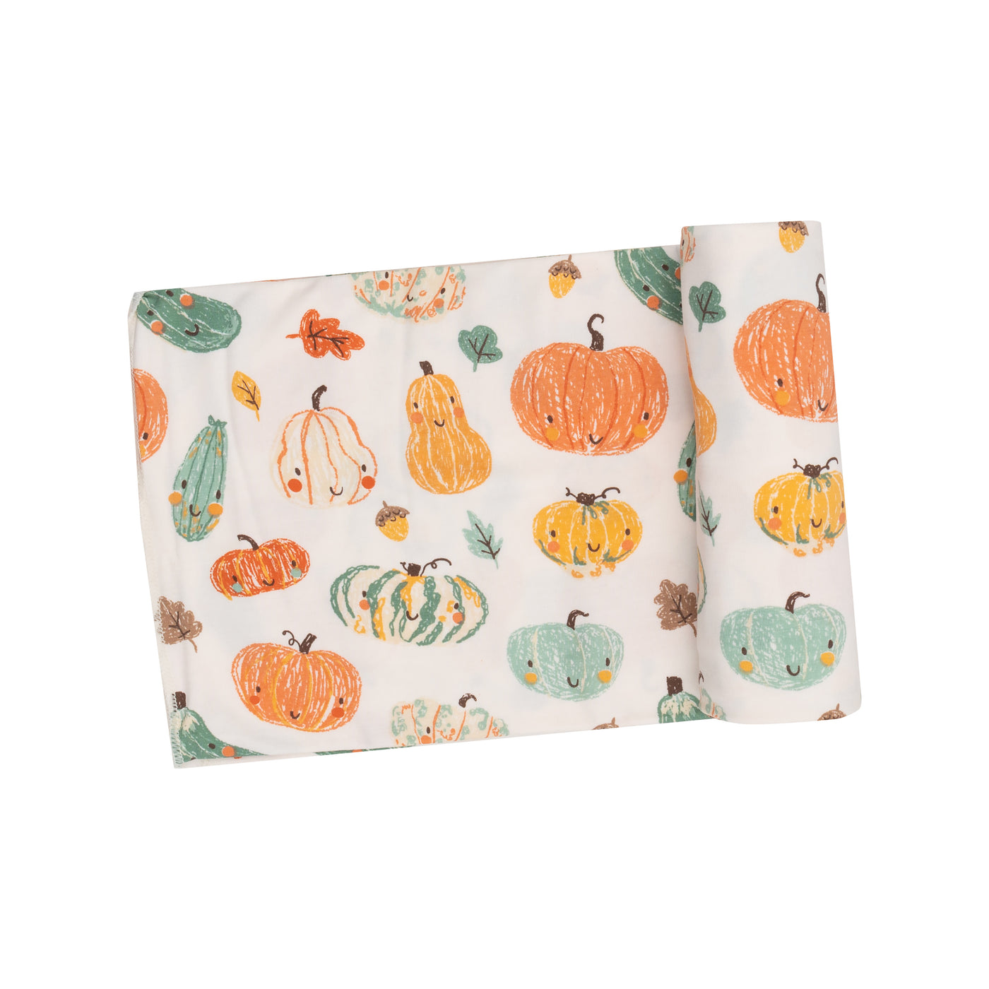 Swaddle Blanket - Crayon Pumpkins-Angel Dear