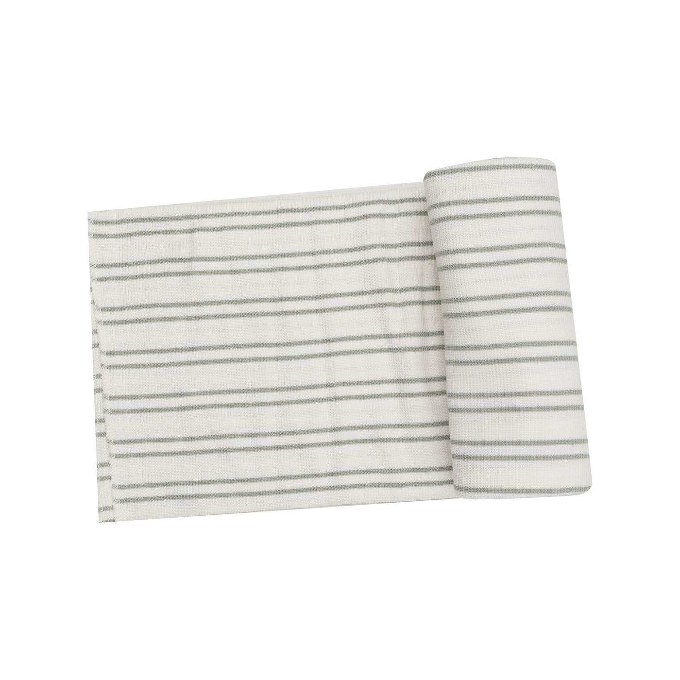 Swaddle Blanket - Modal Rib Stripe - Desert Sage-Angel Dear