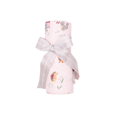 Swaddle Blanket - Cute Animal Campers-Angel Dear