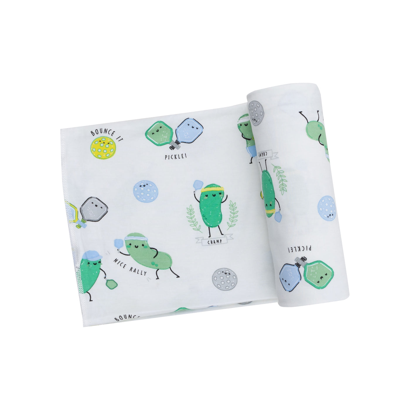 Swaddle Blanket - Pickleball Blue-Angel Dear