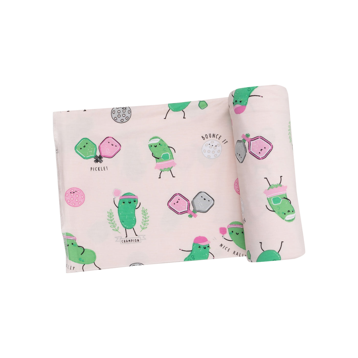 Swaddle Blanket - Pickleball Pink by Angel Dear