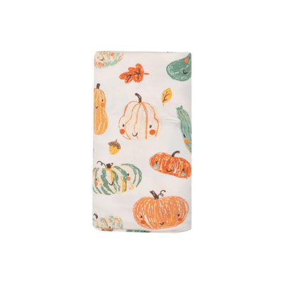 Swaddle Blanket - Crayon Pumpkins-Angel Dear