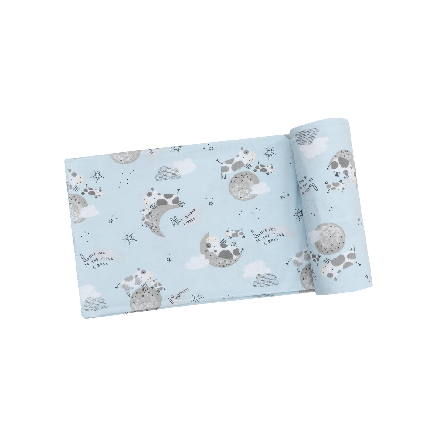 Swaddle Blanket - I Love You To The Moon Cows-Angel Dear