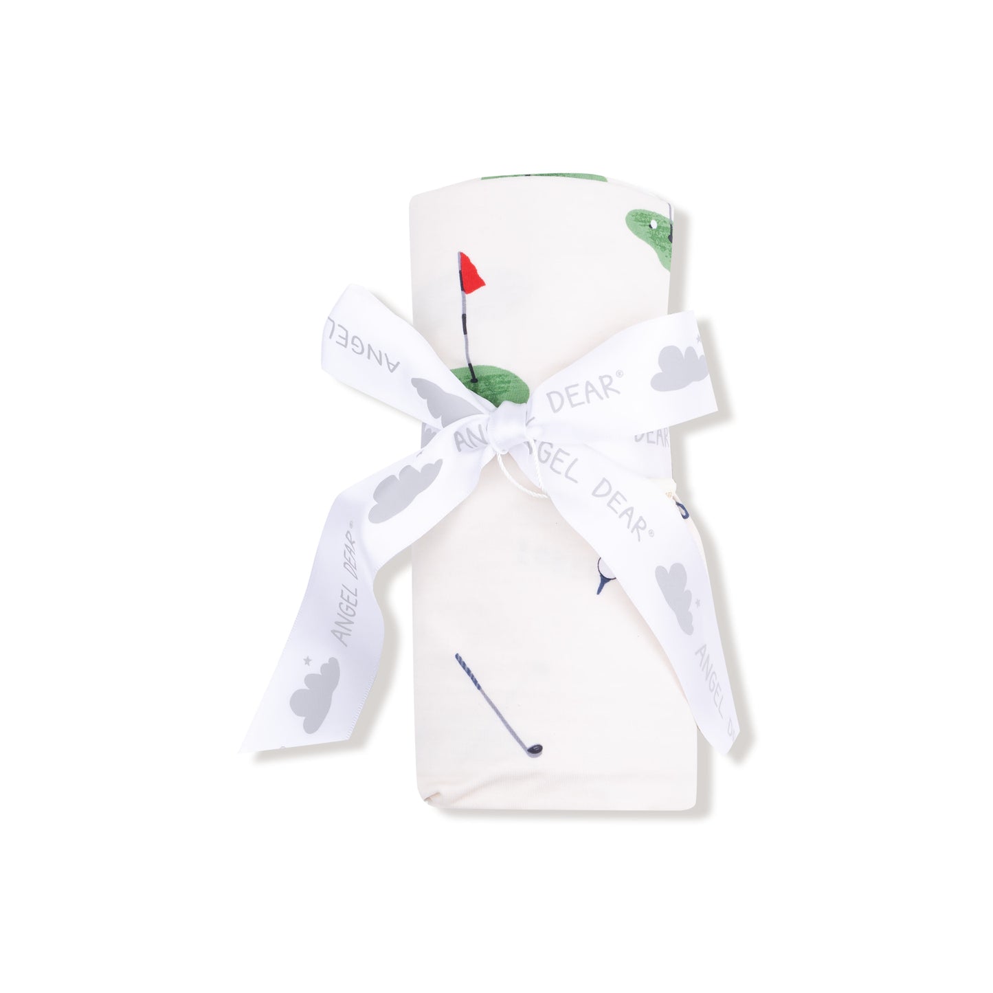 Swaddle Blanket in our  All Fore Golf print from Angel Dear