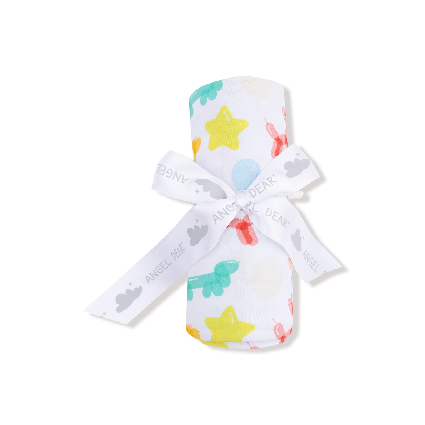 Swaddle Blanket in our  Balloon Animals Blue print from Angel Dear