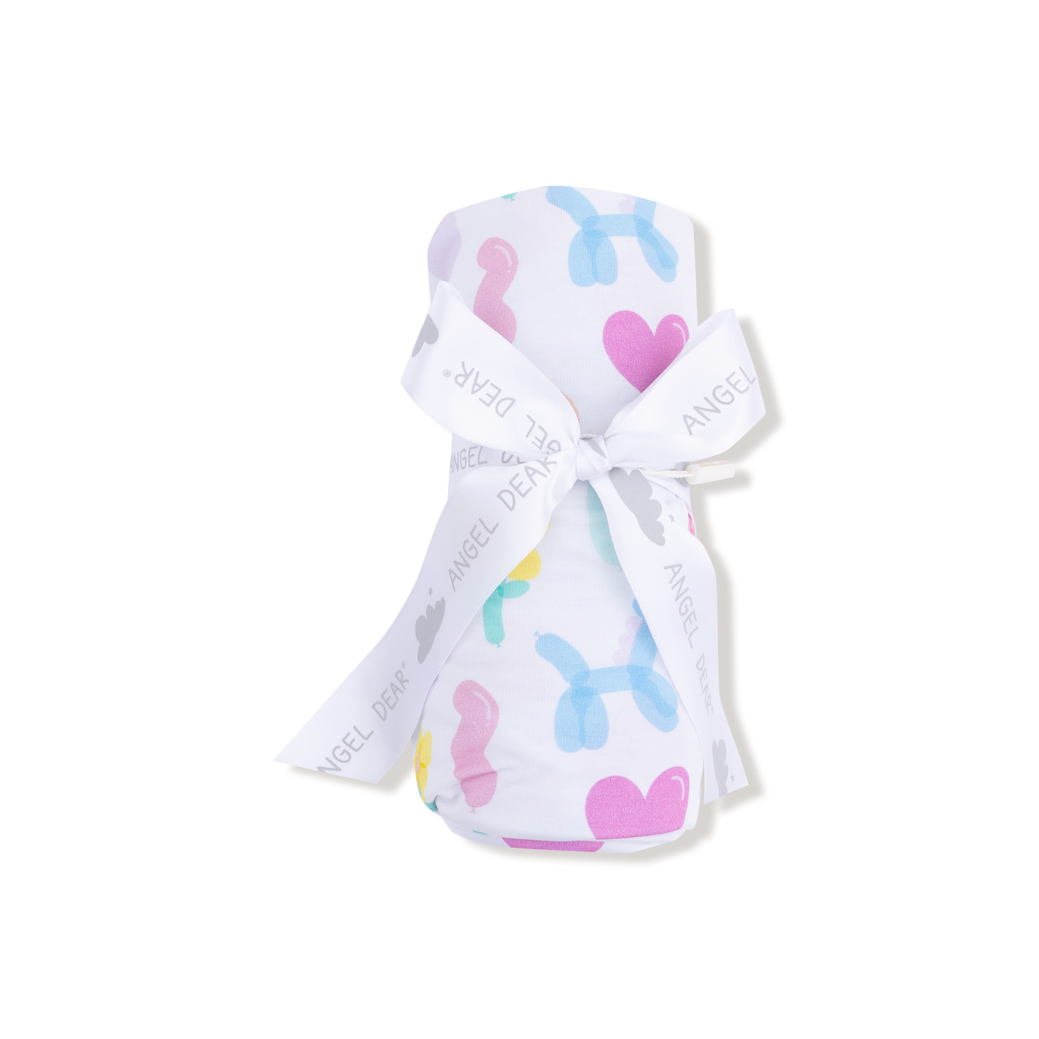 Swaddle Blanket in our  Balloon Animals Pink print from Angel Dear