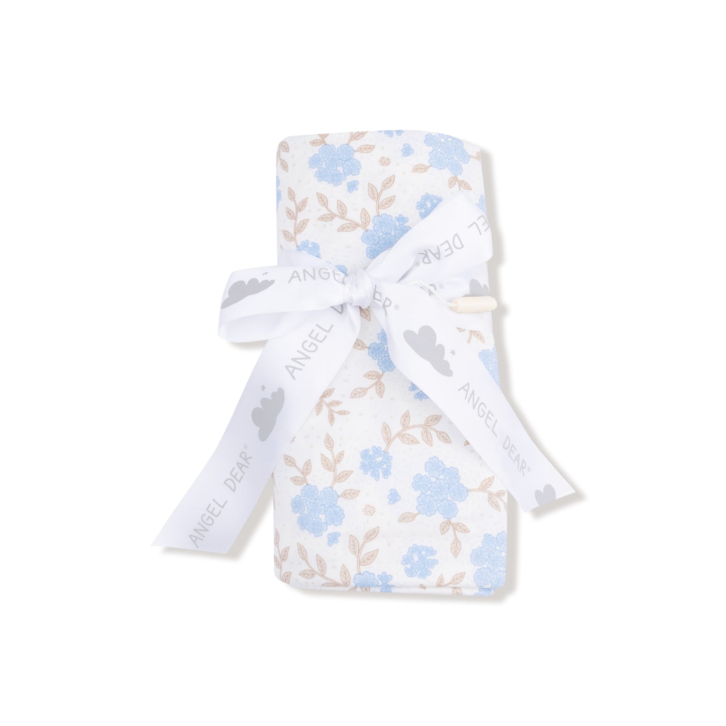 Swaddle Blanket in our  Baby Blue Floral print from Angel Dear