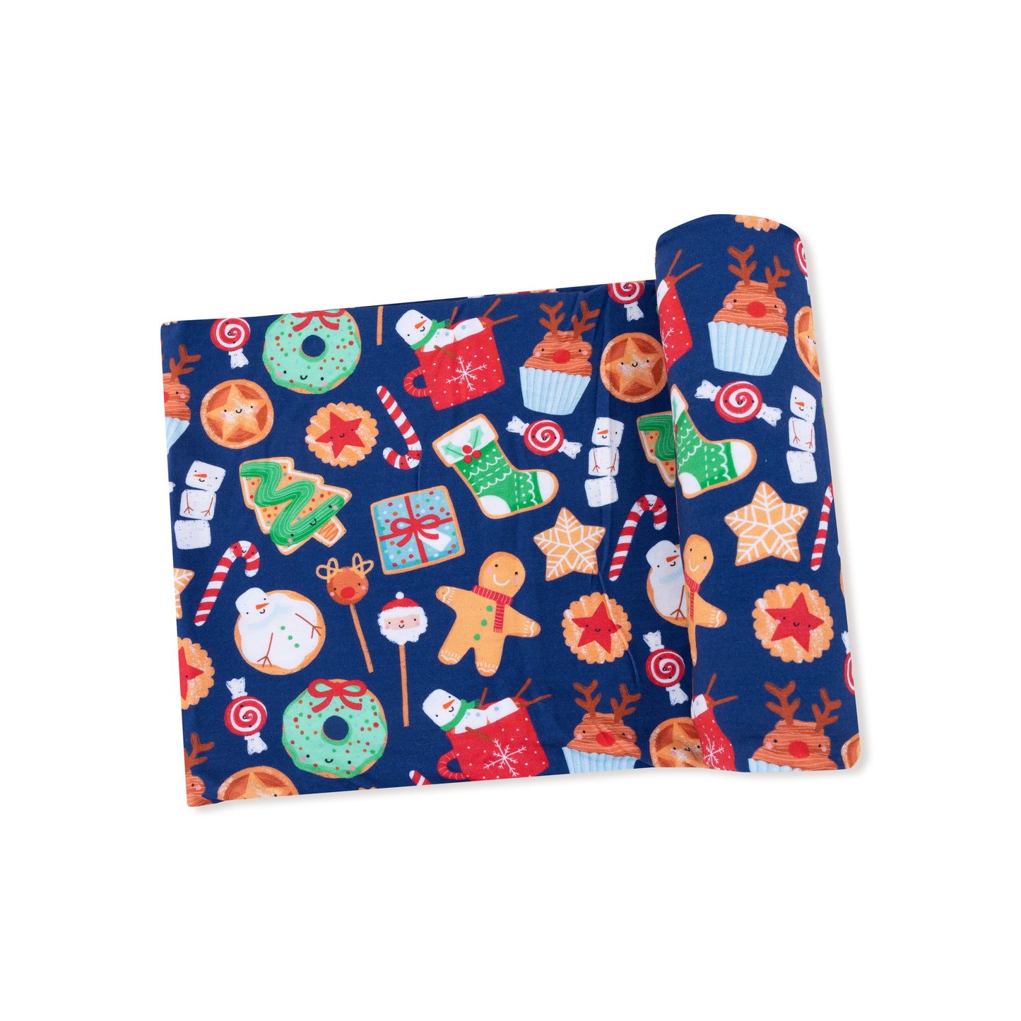 Swaddle Blanket in our  Christmas Treats print from Angel Dear