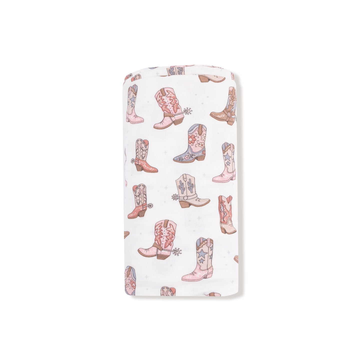 Swaddle Blanket in our  Future Cowgirl print from Angel Dear