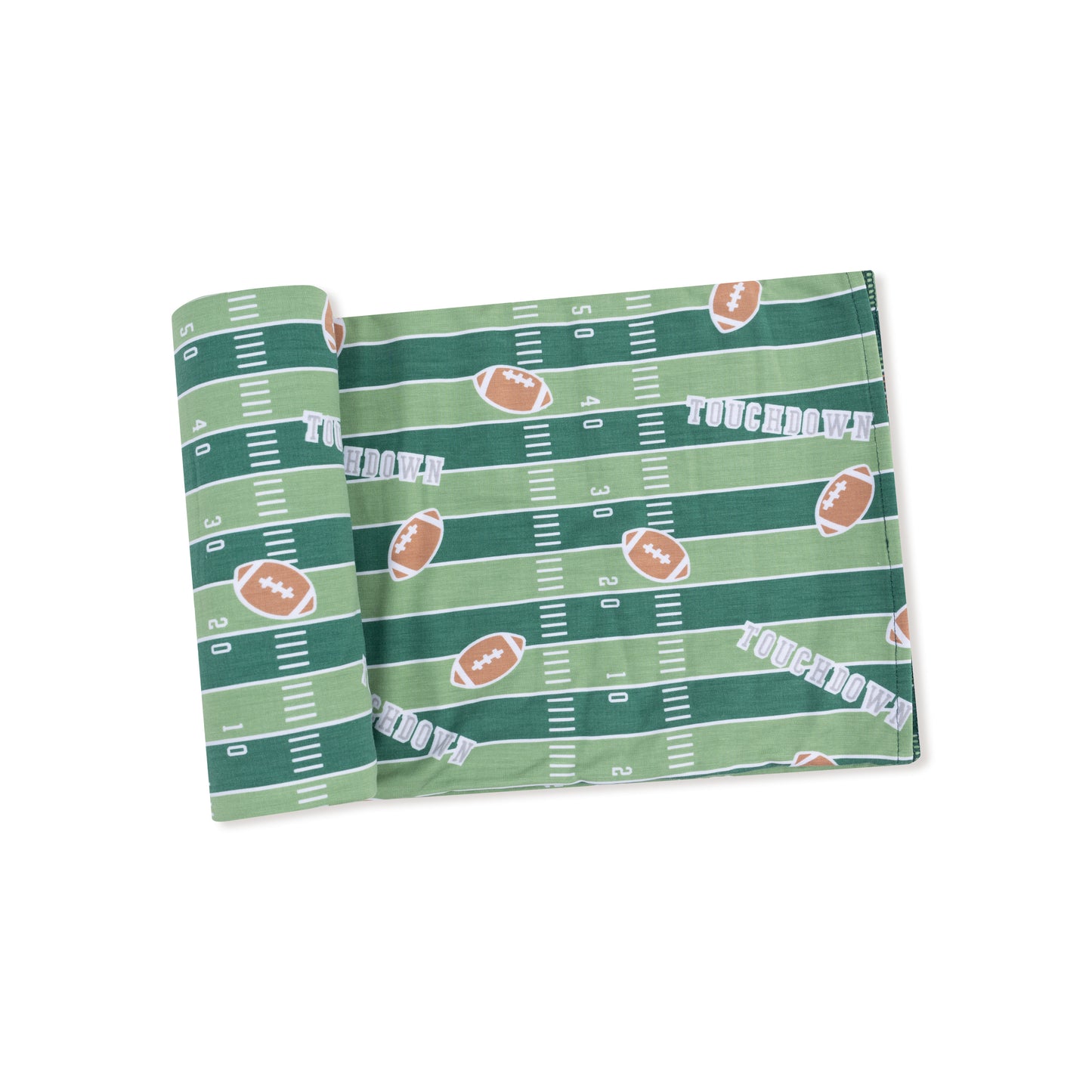 Swaddle Blanket in our  Football Field - Glow in the Dark print from Angel Dear