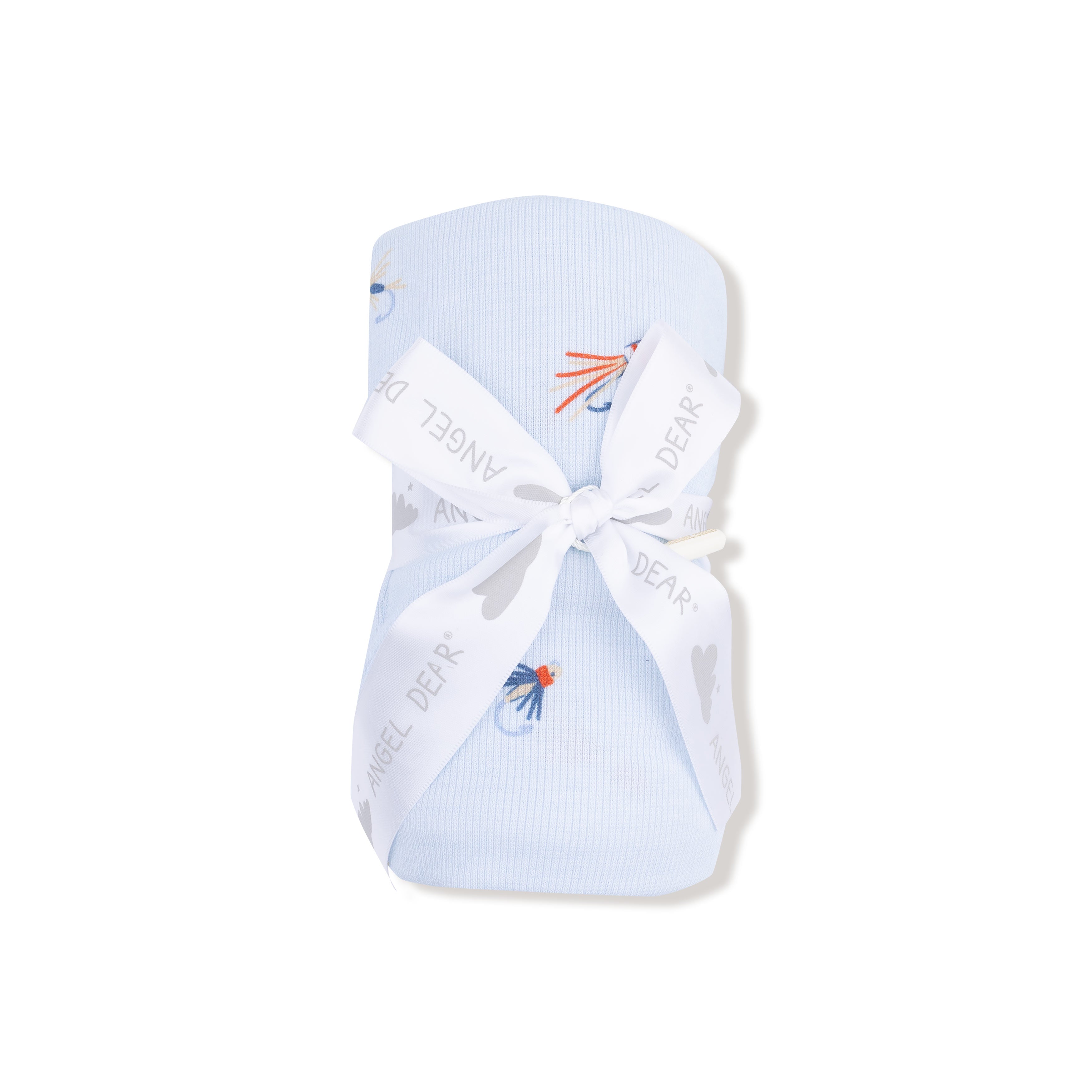 Swaddle Blanket in our  Fly Fishing Lures print from Angel Dear