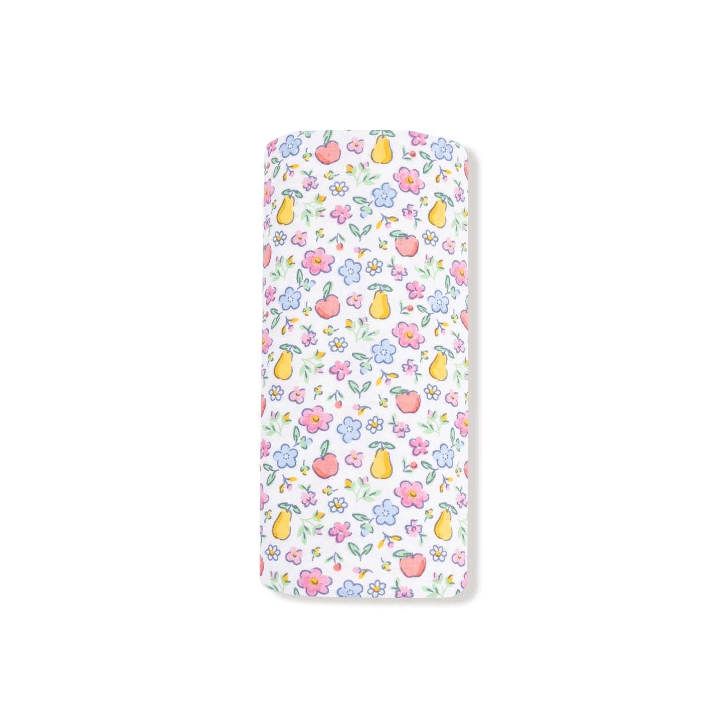 Swaddle Blanket in our  Fall Fruit Floral print from Angel Dear