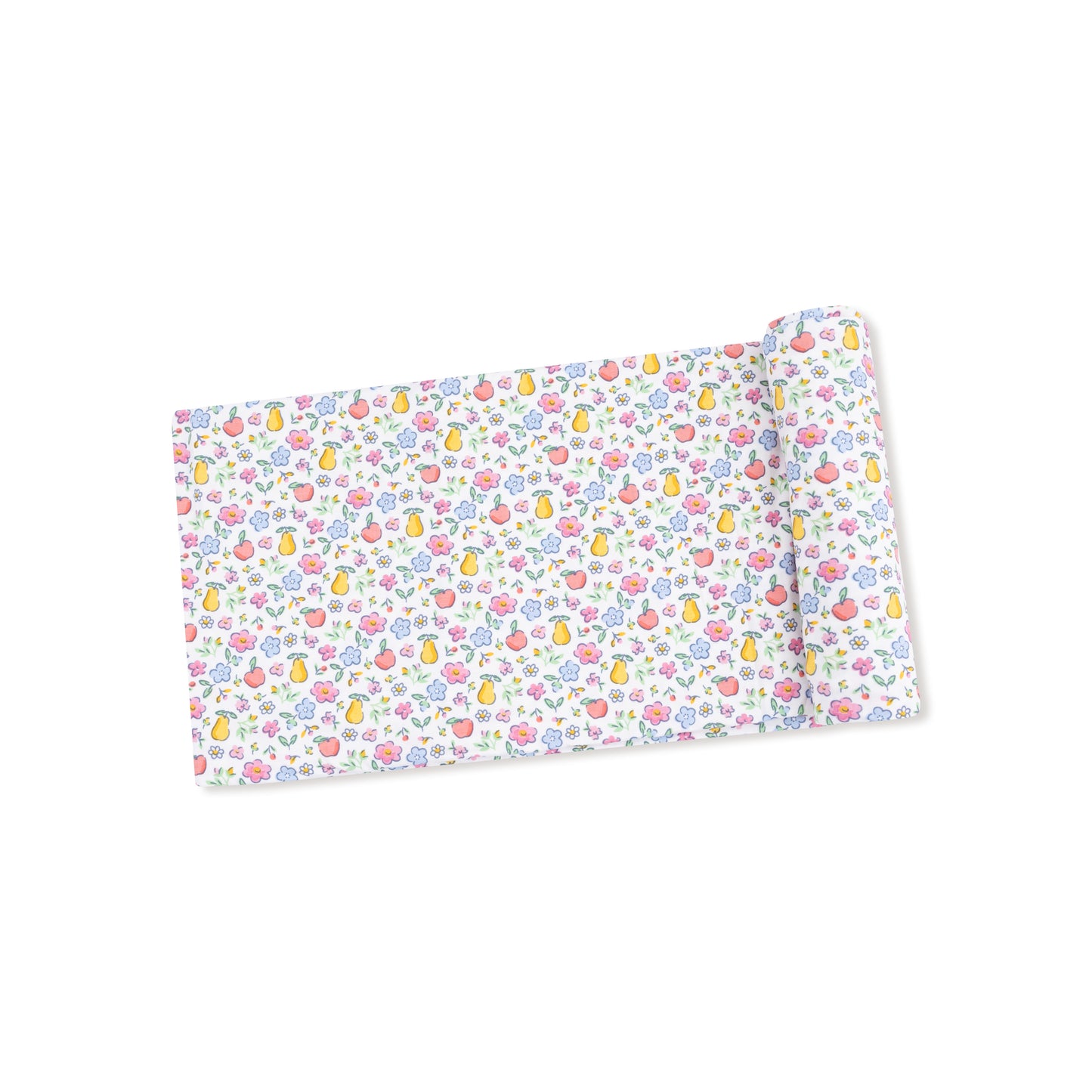 Swaddle Blanket in our  Fall Fruit Floral print from Angel Dear
