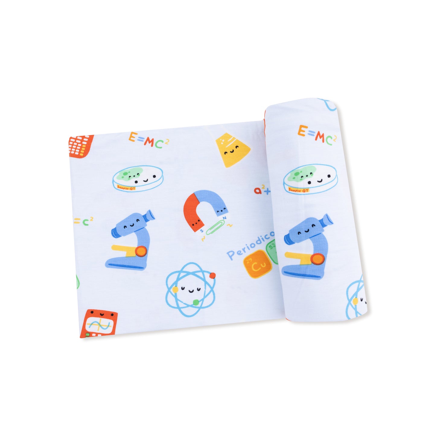 Swaddle Blanket in our  Future Scientist - Blue print from Angel Dear