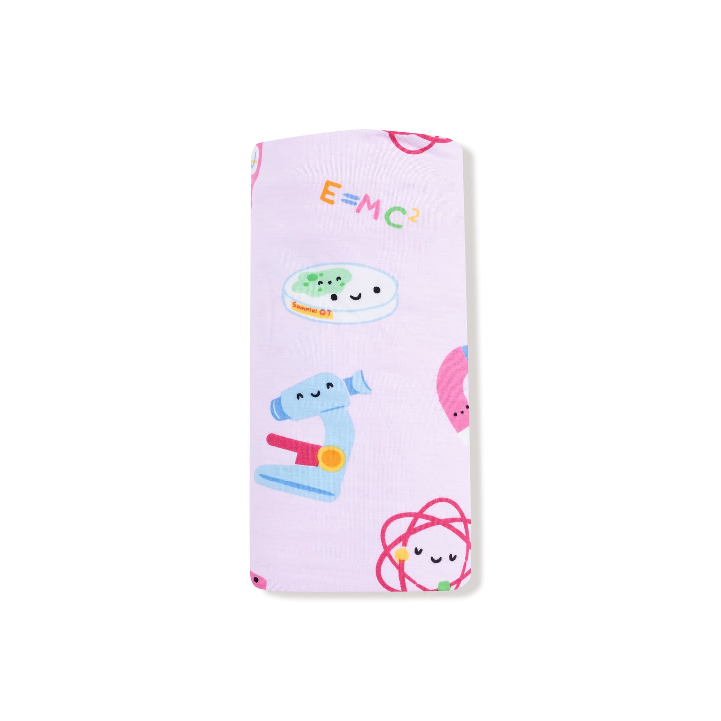Swaddle Blanket in our  Future Scientist - Pink print from Angel Dear