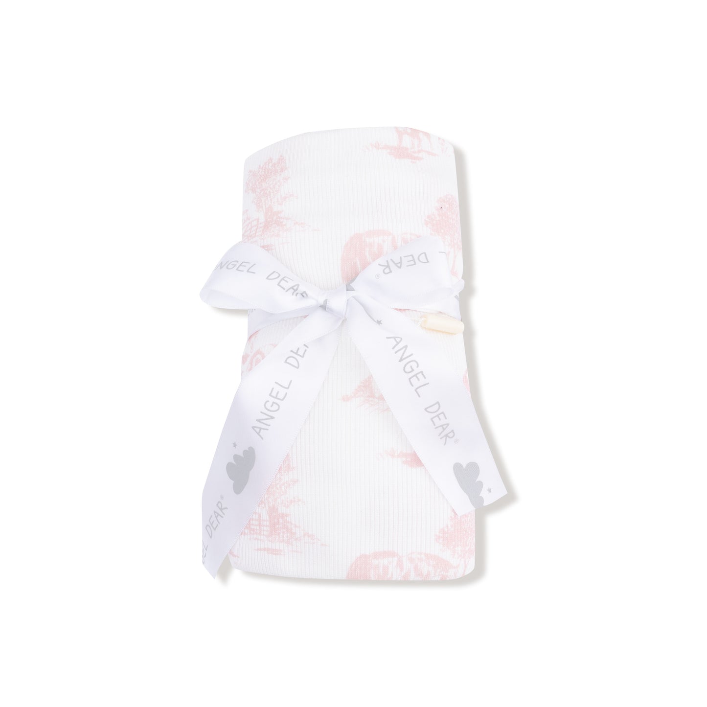 Swaddle Blanket in our  Farm Toile - Pink print from Angel Dear