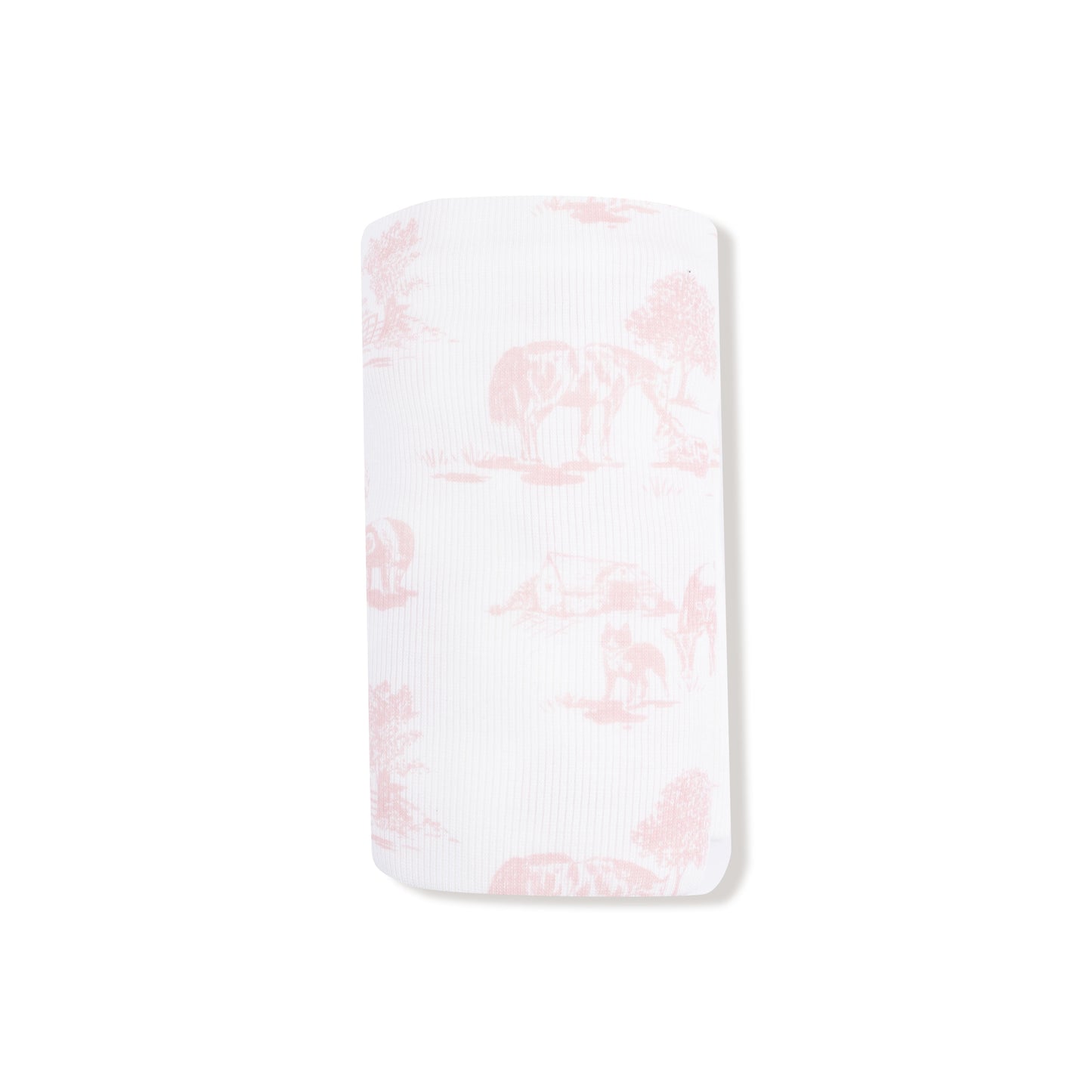Swaddle Blanket in our  Farm Toile - Pink print from Angel Dear