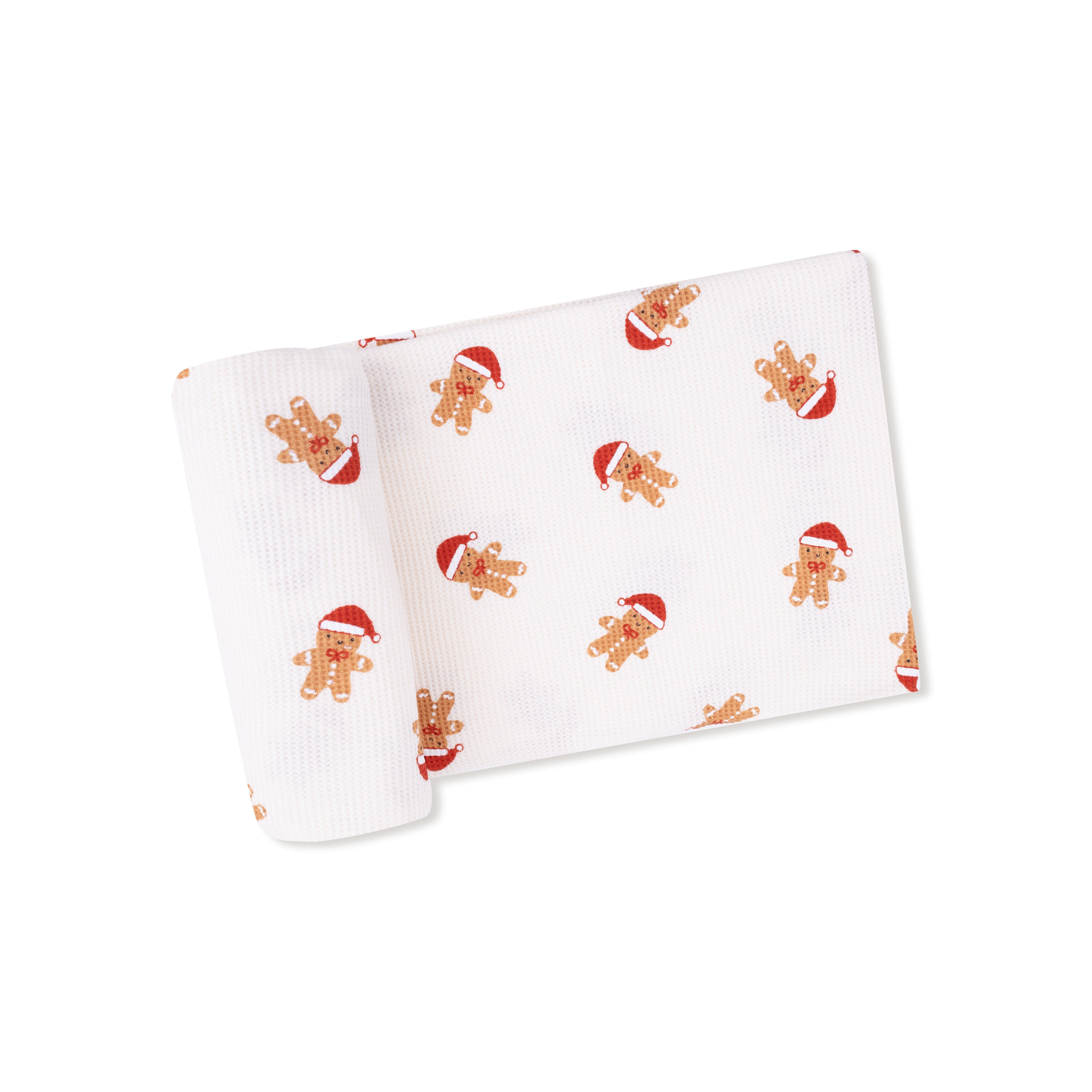 Swaddle Blanket in our  Gingerbread print from Angel Dear