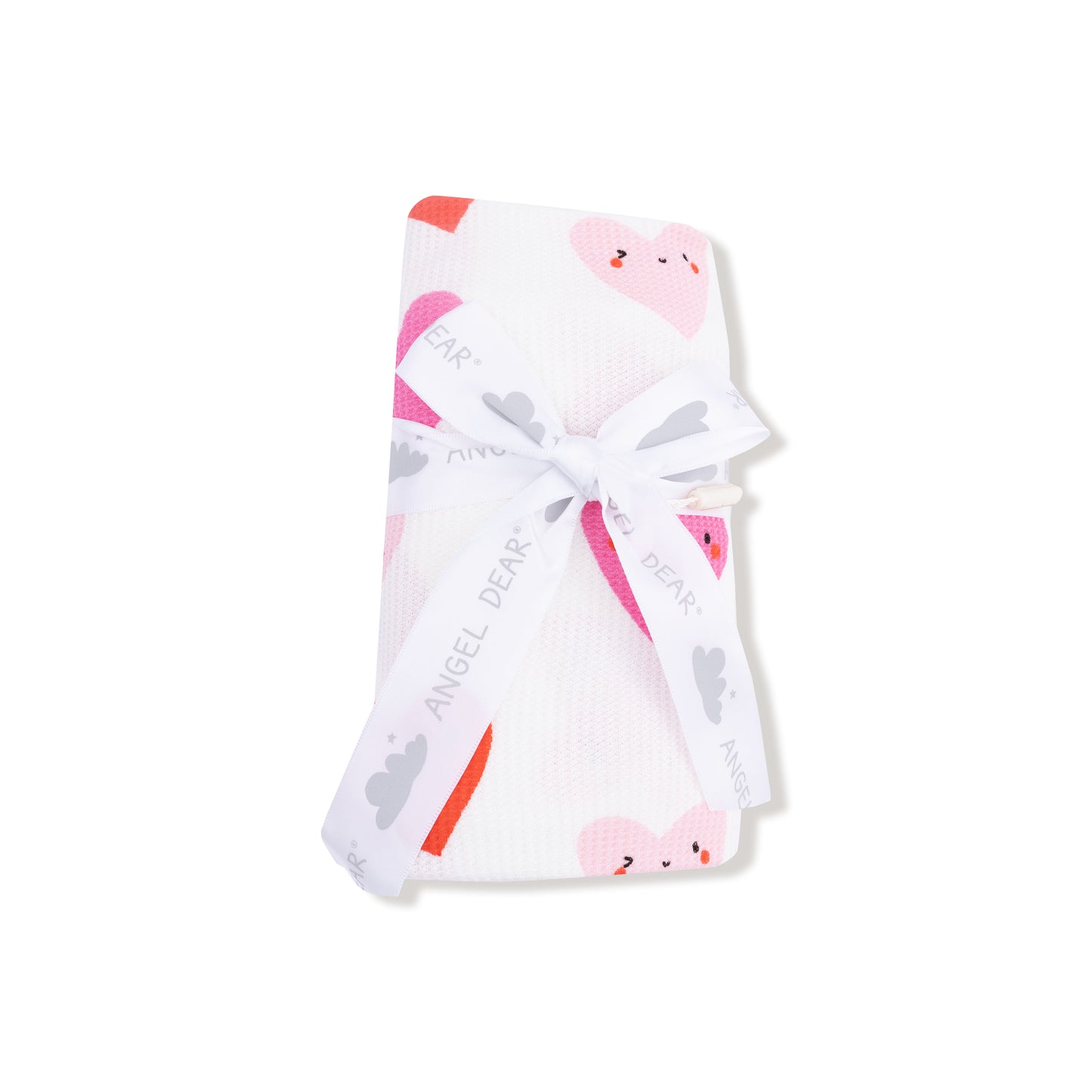 Swaddle Blanket in our  Happy Hearts print from Angel Dear