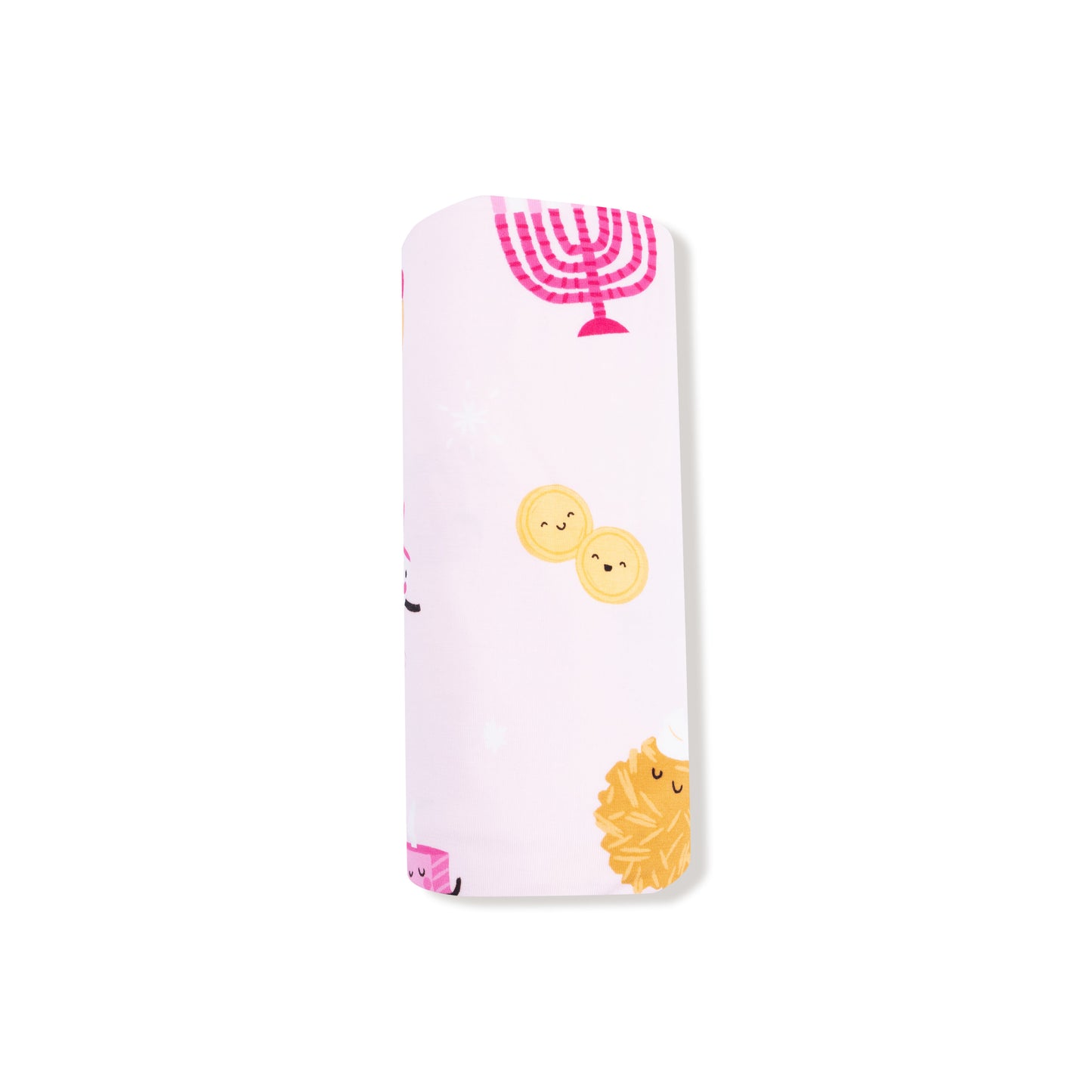 Swaddle Blanket in our  Hanukkah - Pink print from Angel Dear
