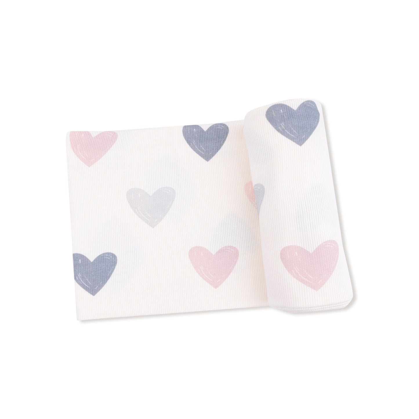 Swaddle Blanket in our  Hearts print from Angel Dear