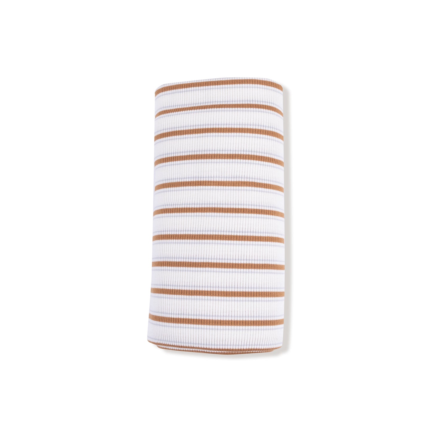 Swaddle Blanket in our  Vintage Stripe - Brown print from Angel Dear