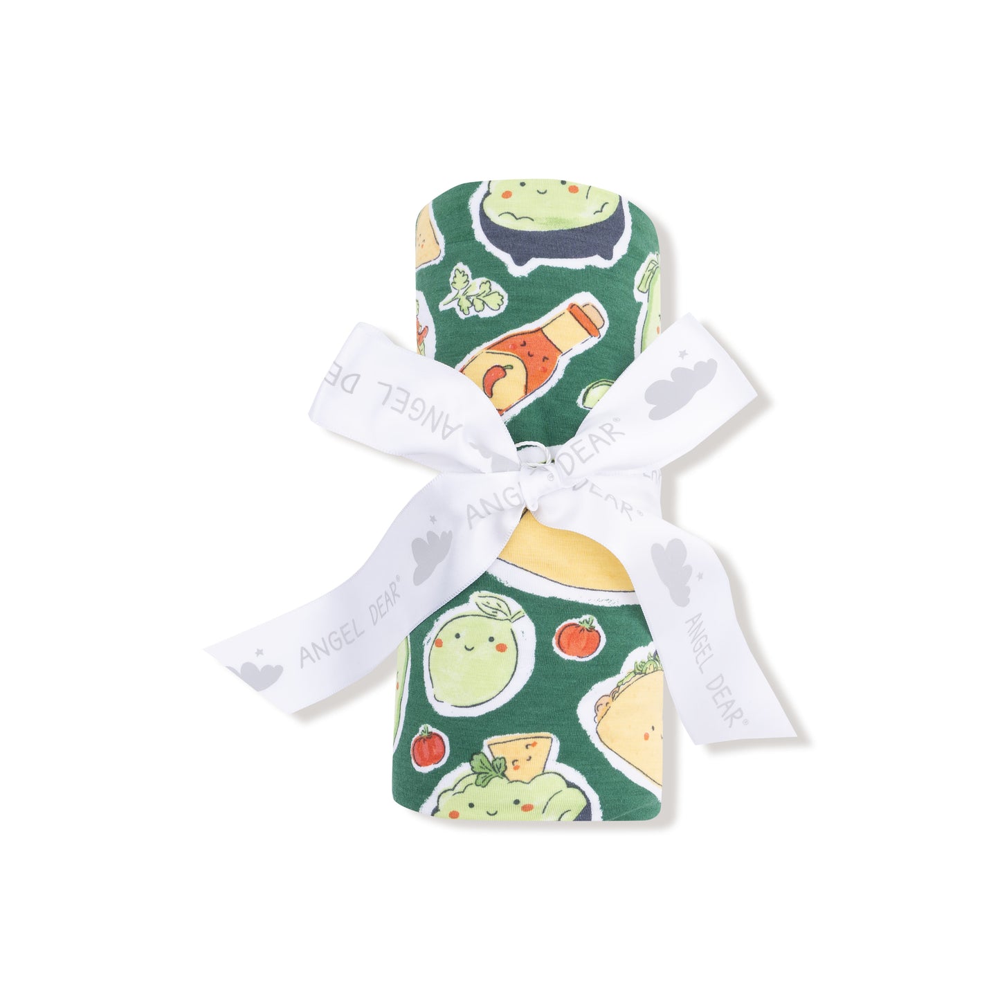 Swaddle Blanket in our  Happy Tacos print from Angel Dear